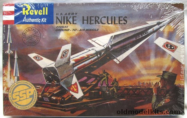 Revell 1/40 Douglas Nike Hercules Ground-to-Air Missile, 85-1804 plastic model kit
